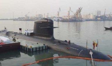 कलावरी क्लास की 5वीं पनडुब्बी वागीर सोमवार सुबह नौसेना में शामिल