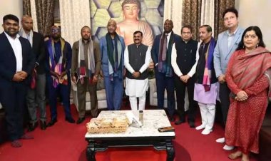 भाजपा को जानने मप्र पहंचा तंजानिया का डेलीगेट्स