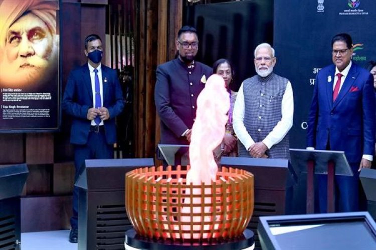 PM मोदी ने प्रवासी भारतीय दिवस प्रदर्शनी का शुभारंभ किया