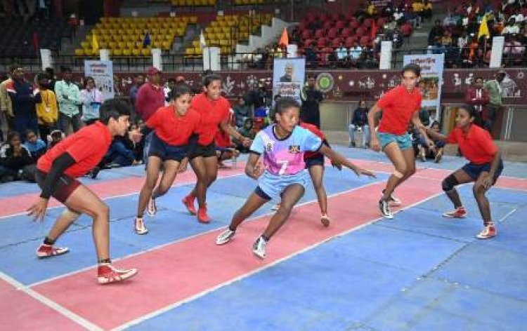 छत्तीसगढ़िया ओलंपिक: कबड्डी प्रतियोगिता में खिलाड़ियों ने दिखाया अपना दम