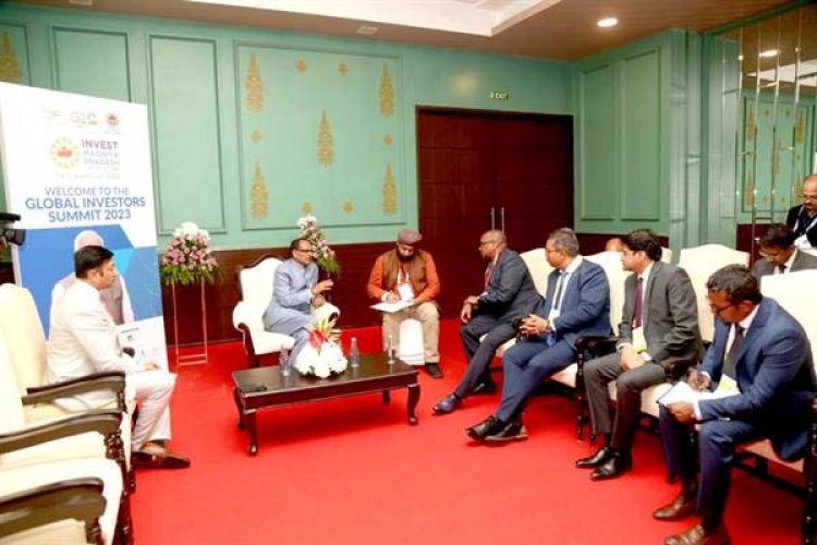 यूरोपियन देशों के 10 सीईओ ने की CM चौहान से भेंट, जताई निवेश की इच्छा 