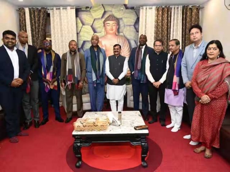 भाजपा को जानने मप्र पहंचा तंजानिया का डेलीगेट्स