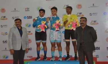 दिल्ली में साइक्लिंग की स्प्रिंट और इंडिविजुअल पर्सुट स्पर्धाएँ हुईं, लव कुमार ने लगाई स्वर्ण की हेट्रिक