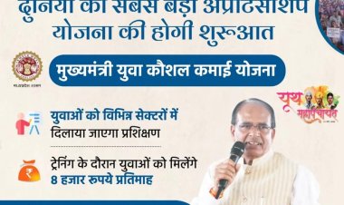 रोजगार की ट्रेनिंग के साथ युवाओं को हर माह 8000 रु.देगी  शिवराज सरकार, जानिए कैसे मिलेगा लाभ
