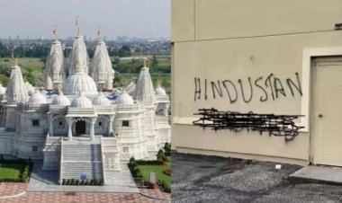 कनाडा में फिर हिंदू मंदिरों को बनाया निशाना  