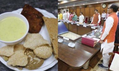 मध्यप्रदेश केबिनेट बैठक में परोसा गया श्री अन्न