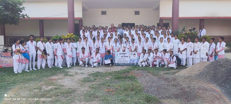 प्रेम त्याग और तपस्या की मूरत है नर्स - आशीष ज्योतिषी
