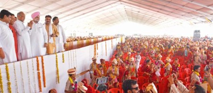मुख्यमंत्री का बारां दौरा निःशुल्क विवाह सम्मेलन मानवता की मिसाल: मुख्यमंत्री