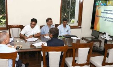 राष्ट्रपति की प्रस्तावित यात्रा को लेकर सभी आवश्यक प्रबंध सुनिश्चित करें: मुख्य सचिव