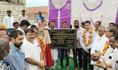 राज्यमंत्री ने किया फसाड लाइटिंग कार्य का शिलान्यास