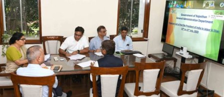 राष्ट्रपति की प्रस्तावित यात्रा को लेकर सभी आवश्यक प्रबंध सुनिश्चित करें: मुख्य सचिव