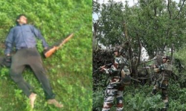 बालाघाट जिले में 14 लाख का इनामी नक्सली ढेर, कई घायल नक्सली फरार