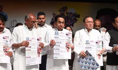 101 गारंटियों के साथ कांग्रेस ने जारी किया वचन पत्र, सभी को साधा