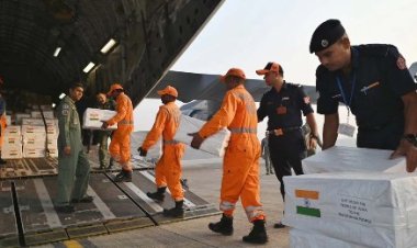 भारत के लोगों की तरफ से फिलिस्तीनियों के लिए तोहफा, गाजा भेजी राहत सामग्री