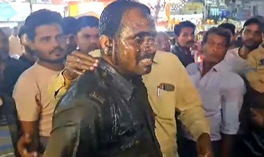 भाजपा प्रत्याशी प्रदीप लारिया पर गंभीर आरोप लगाकर पुलिसकर्मी ने की आत्मदाह की कोशिश