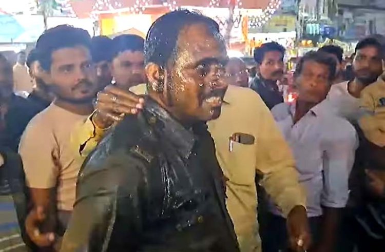 भाजपा प्रत्याशी प्रदीप लारिया पर गंभीर आरोप लगाकर पुलिसकर्मी ने की आत्मदाह की कोशिश