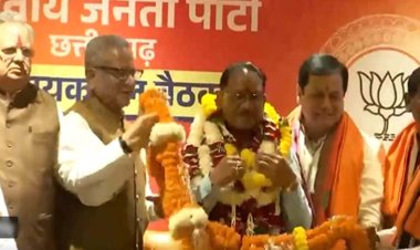 आदिवासी नेता विष्णु देव साय चुने गए छत्तीसगढ़ के मुख्यमंत्री