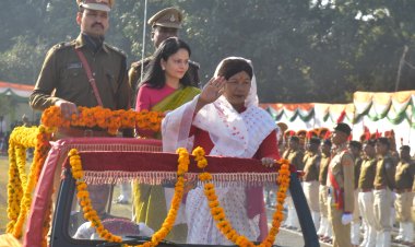 पुलिस लाईन ग्राउंड में आयोजित हुआ गणतंत्र दिवस मुख्य समारोह