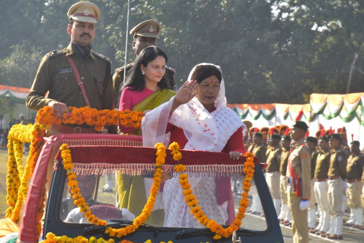 पुलिस लाईन ग्राउंड में आयोजित हुआ गणतंत्र दिवस मुख्य समारोह