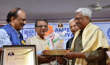 विस्थापितों के संघर्ष में शामिल राज कुमार सिन्हा को सामाजिक पुरुस्कार