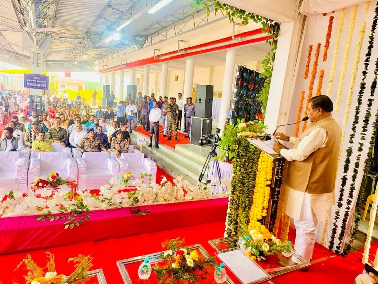 मण्डला, नैनपुर रेलवे स्टेशन का पुर्नविकास शिलान्यास कार्यक्रम संपन्न