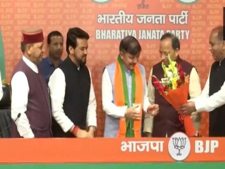 भाजपाई हुए हिमाचल कांग्रेस के 6 बागी और 3 निर्दलीय विधायक, पार्टी हेडक्वार्टर में  ली BJP की सदस्यता