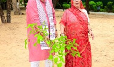 अपनी मां के साथ वृक्षारोपण कर भजनलाल ने ‘एक पेड़ मां के नाम’ अभियान का प्रदेश में किया शुभारंभ