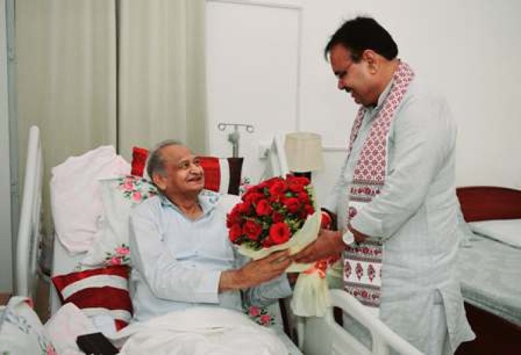 मुख्यमंत्री भजनलाल शर्मा ने पूर्व मुख्यमंत्री अशोक गहलोत की पूछी कुशलक्षेम