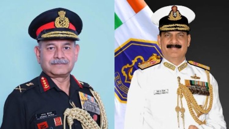 पहली बार दो सहपाठी एक साथ भारतीय सेना प्रमुख के पद पर