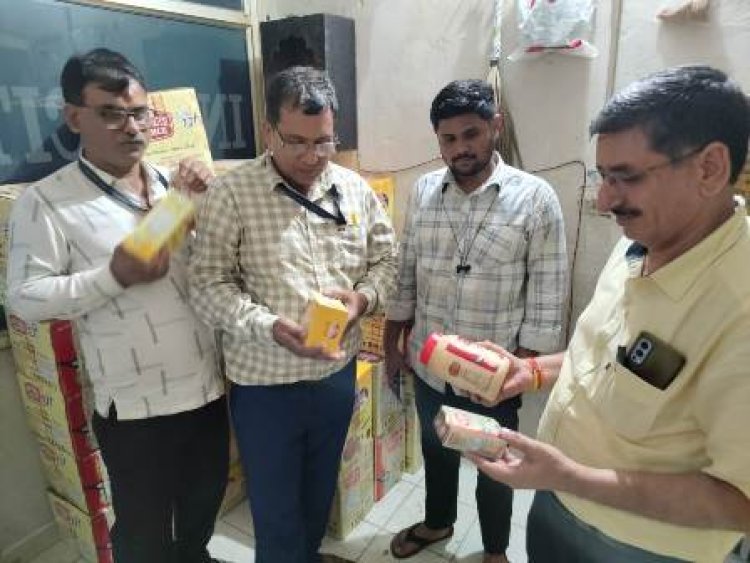 घटिया होने के संदेह पर 1200 लीटर घी सीज, इंदौर से जयपुर लाया जा रहा था