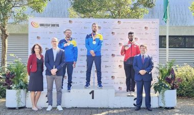 खेल अकादमी के शूटिंग खिलाड़ी चेतन हेमंत सप्कल ने जीता कांस्य पदक