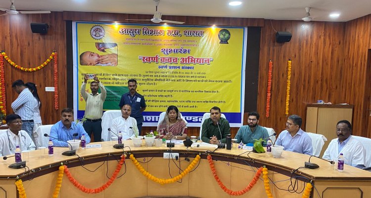 स्वर्ण कवच अभियान से मंडला जिले के बच्चे कुपोषण से मुक्त होंगे: मंत्री संपतिया उइके