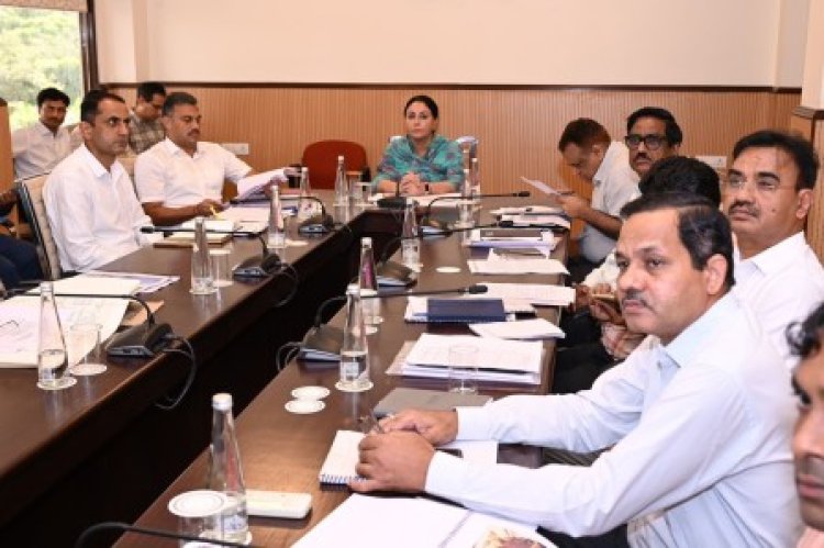 उपमुख्यमंत्री दिया कुमारी ने राजस्थान हाउस के निर्माण में राजस्थानी कला शिल्प का उपयोग करने के दिए निर्देश
