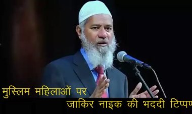 जाकिर नाइक ने बिना शादी वाली मुस्लिम महिलाओं को 'पब्लिक प्रॉपर्टी' बनने की दी सलाह