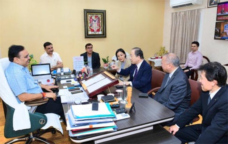 मुख्यमंत्री भजनलाल शर्मा से मिला जापान का प्रतिनिधिमण्डल, राज्य में अतिरिक्त निवेश के लिए की चर्चा