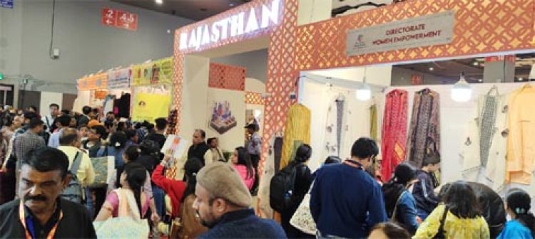 भारतीय अंतर्राष्ट्रीय व्यापार मेले में राजस्थान पवेलियन का लाखों लोगों ने किया भ्रमण