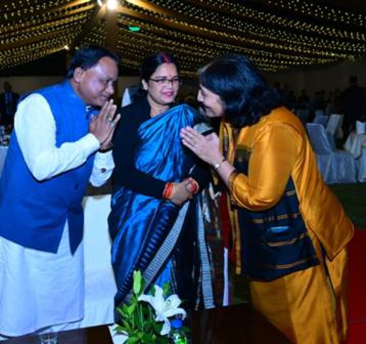 Chief Minister Sri Mohan Charan Majhi at the welcome function for the DGs