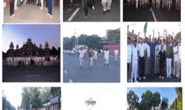 गृह रक्षा संगठन के 62वें स्थापना दिवस के उपलक्ष्य में मैराथन दौड़ का आयोजन