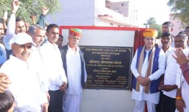 संसदीय कार्य मंत्री ने जोधपुर में 15 करोड़ रूपये के सड़क निर्माण कार्यों का किया शिलान्यास