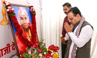 मुख्यमंत्री भजनलाल शर्मा ने पंचायती राज राज्यमंत्री की माताजी तथा विधायक पितलिया की माताजी को दी श्रद्धांजलि