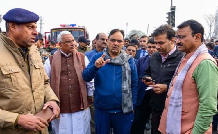 भांकरोटा में राष्ट्रीय राजमार्ग पर दुखद टैंकर हादसा, मुख्यमंत्री भजनलाल शर्मा ने घटनास्थल का लिया जायजा