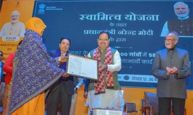 PM मोदी ने स्वामित्व योजना के तहत 65 लाख से अधिक संपत्ति कार्ड किए वितरित