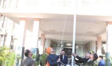 राजस्थान आवासन मण्डल मुख्यालय पर हर्षोल्लास से मनाया गया गणतंत्र दिवस