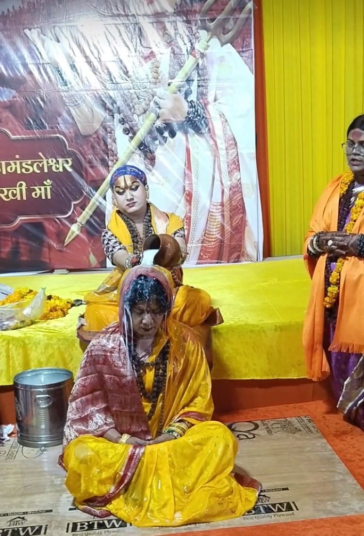 मप्र की प्रथम किन्नर श्रीश्री 1008 महामंडलेश्वर संजना सखी बनी