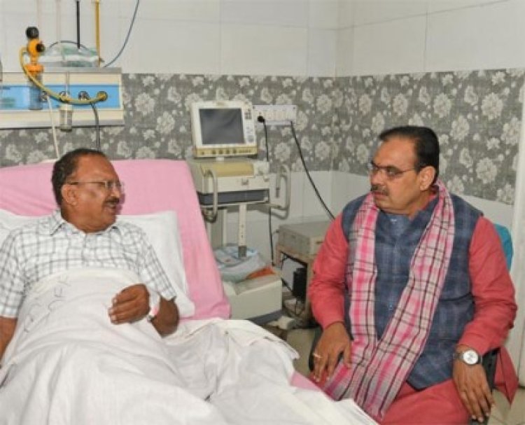 मुख्यमंत्री भजनलाल शर्मा ने विधानसभा अध्यक्ष की कुशलक्षेम जानी
