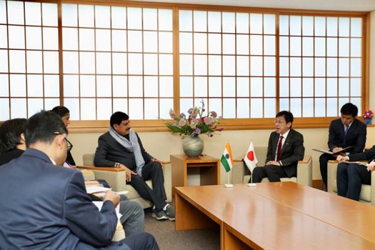 मुख्यमंत्री डॉ. यादव से जापान के विदेश उप मंत्री मत्सुमोतो ने की भेंट