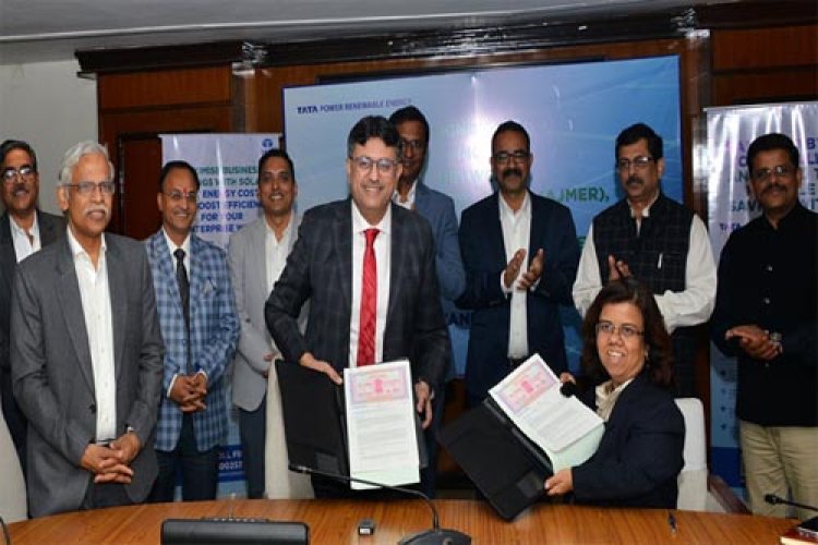 रूफ टॉप सोलर को बढ़ावा देने के लिए, डिस्कॉम्स और टाटा पावर रिन्यूबल के बीच एमओयू