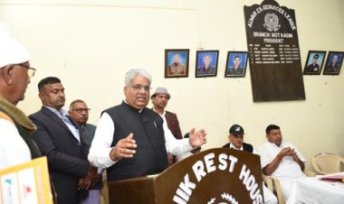 केंद्रीय वन एवं पर्यावरण मंत्री ने खैरथल-तिजारा में पूर्व सैनिक विश्राम लीग कार्यक्रम में लिया हिस्सा