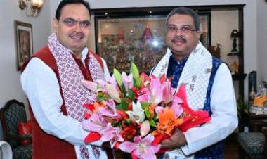 CM भजनलाल की केंद्रीय मंत्री शिक्षा एवं कौशल विकास मंत्री से भेंट, शैक्षिक गुणवत्ता में सुधार और रोजगार संबंधित विषयों पर चर्चा