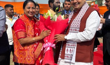 CM भजनलाल शर्मा ने  रेखा गुप्ता को दिल्ली के मुख्यमंत्री पद की शपथ लेने पर दी बधाई